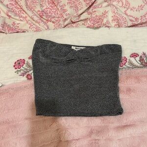 Showpo Silver Tube Top